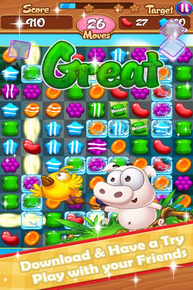 Sweet Fruit Garden mania:Match 3 Free Game screenshot 2