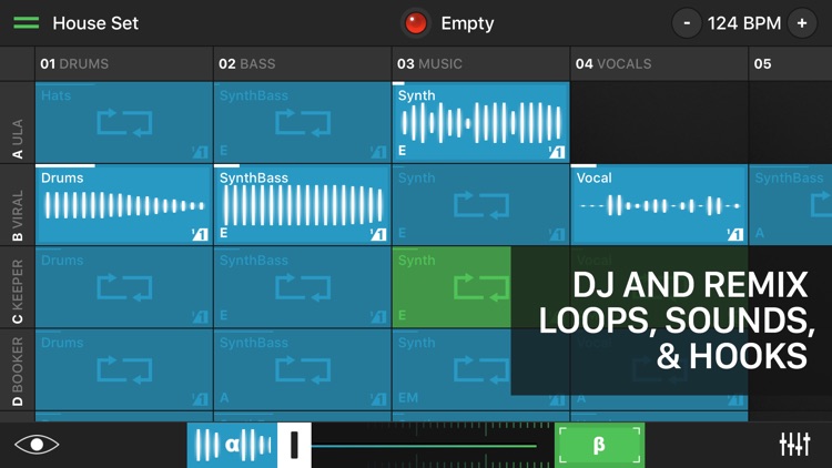 Hook for iPhone - Live DJ and Mashup Workstation screenshot-0