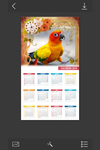 Calendar Photo Frames - make eligant and awesome photo using new photo frames screenshot 2