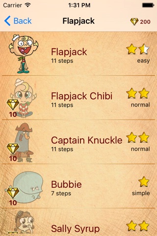 Easy Draw Flapjack Heroes Edition screenshot 2
