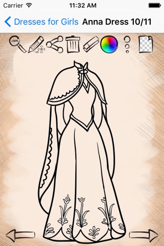 Draw Princess Dresses screenshot 4
