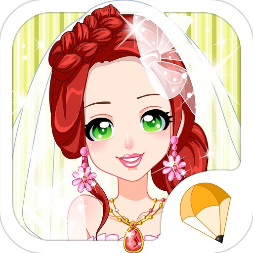 Happy Wedding - social girl icon