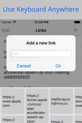 Link Keyboard : My Links Everywhere screenshot 3
