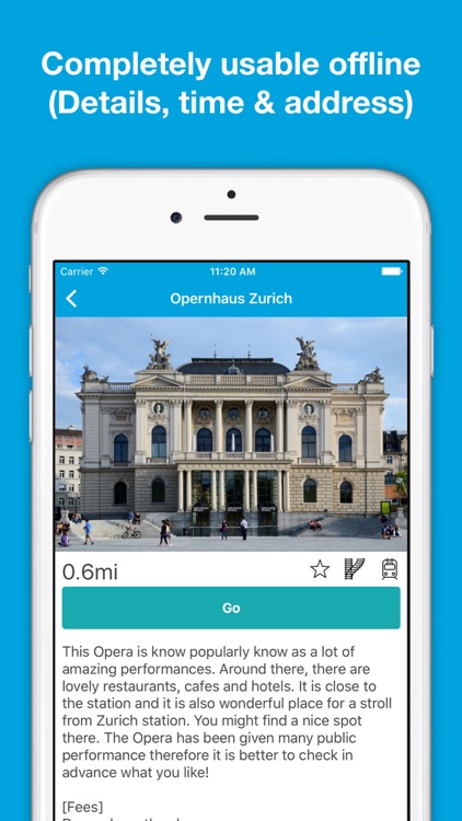 Zurich, Switzerland guide, Pilot - Completely supported offline use, Insanely simple