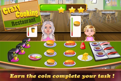 Crazy Cooking Restaurants : hot dog maker for kids and mom cooking game screenshot 2