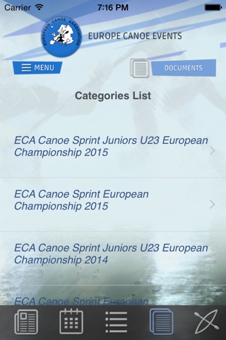 Europe Canoe Events screenshot 3