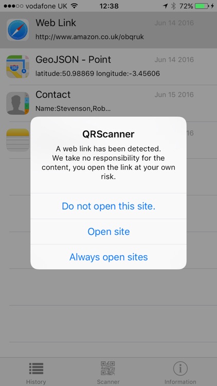 QRScanner - QRCode and Barcode Reader screenshot-3