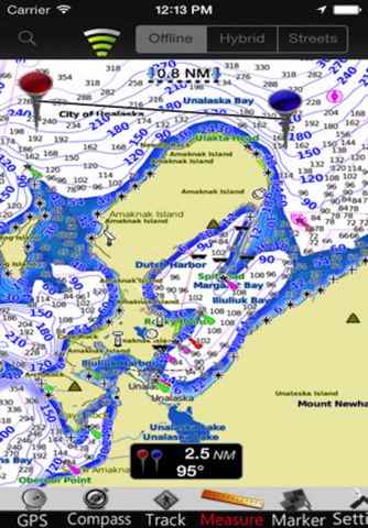 Aleutian Island Nautical Chart screenshot 4