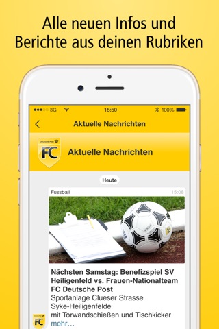 FC Deutsche Post Mobile screenshot 4