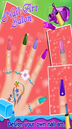 Girls Nail Art Salon - Games for girls(圖4)-速報App