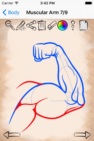 Drawing Lessons Human Body edition screenshot 4