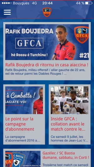 Gazélec Ajaccio(圖1)-速報App