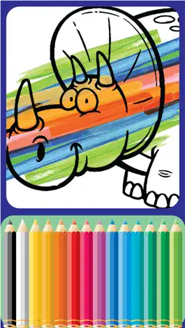 Game screenshot Dinosaurs Village coloring page for boys Third Edition apk