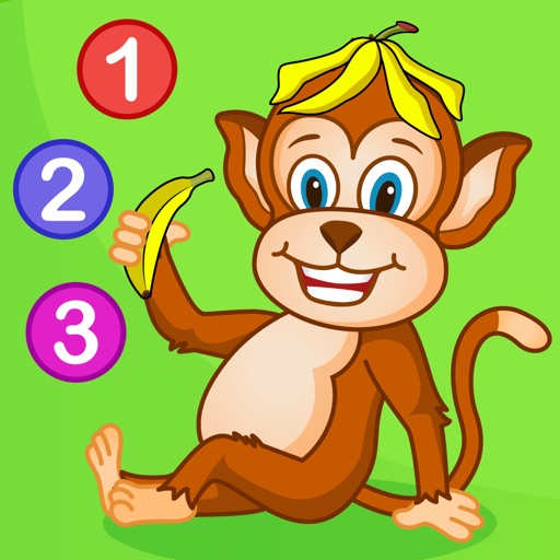 Monkey Preschool - Learn Numbers and Counting Icon