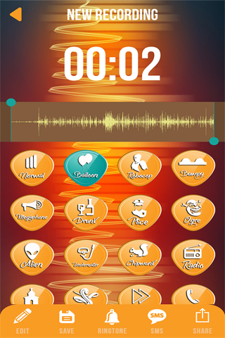 Voice Changer Audio Recorder – Speak Record  & Modify Yourself With Sound Effects & Filters screenshot 2