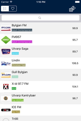 Iceland Free Radio Live Player (Ísland,Icelandic) screenshot 2