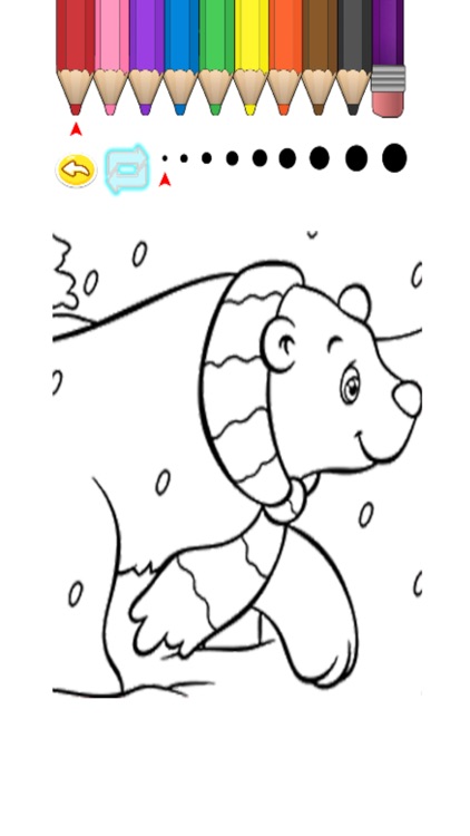 Kids Coloring Book - Cute Cartoon Hinaga screenshot-4