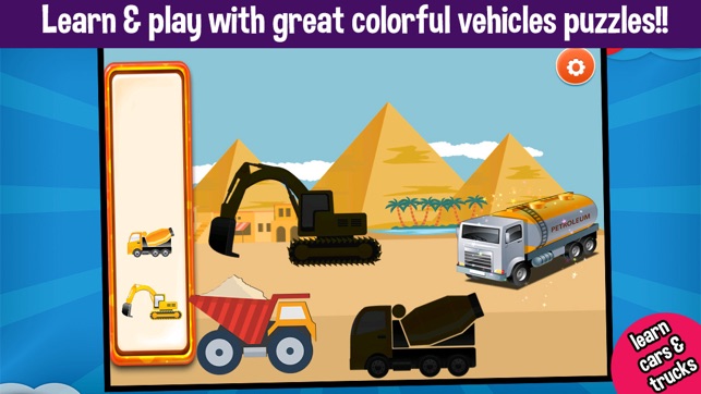 Vehicles Peg Puzzles for Kids(圖5)-速報App