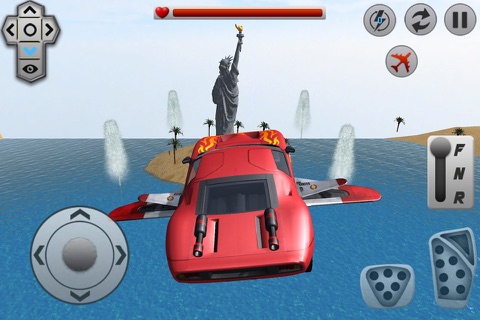 Flying Car Stunt n Demolition screenshot 4