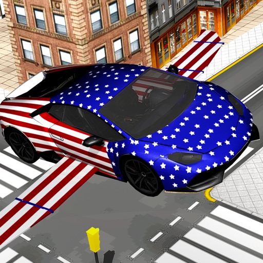 Flying American Car Pilot the Unlimited Driving iOS App