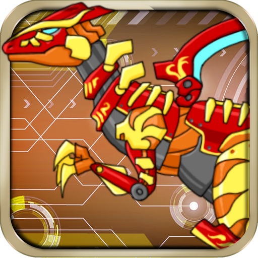 Dinosaur Wars: children's toys, dinosaurs of the Jurassic and the future of machine warriors- Long knife blade icon