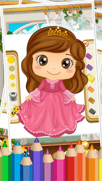 My Little Princess Coloring Book Pages - Amazing Paint and Draw Doodle For Kids Game