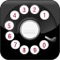 Beautiful old fashioned Bakelite style rotary dialler for the iPhone