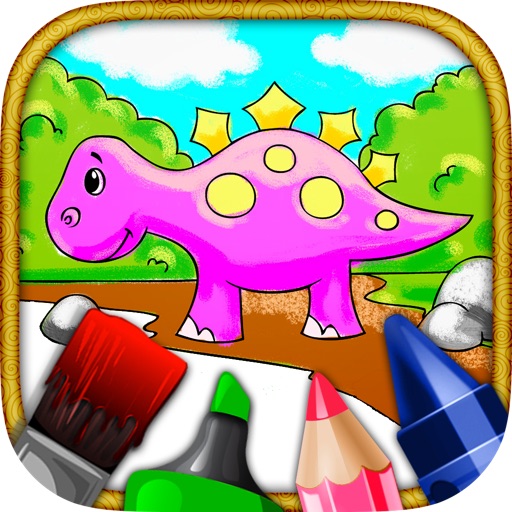 Kids Coloring & Painting World - advanced colouring game for artistic children icon