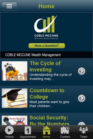 Coble McCune Wealth Management screenshot 2