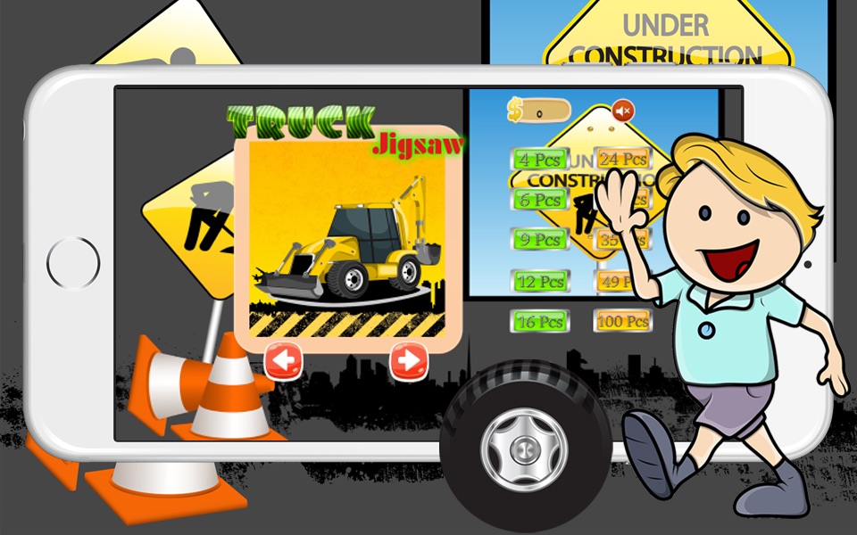 Easy Boy Kids Jigsaw Puzzle Games - Car and Trucks screenshot 2