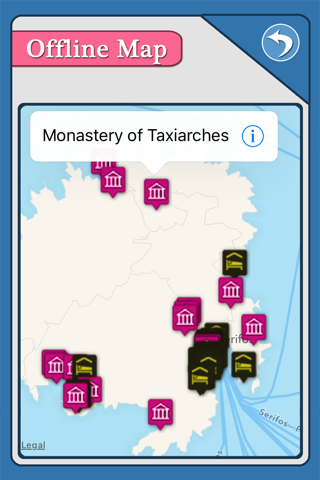 Serifos Island Offline Map Travel  Guide screenshot 2
