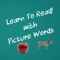 Simple application to help young children learn how to read, using pictures and audio