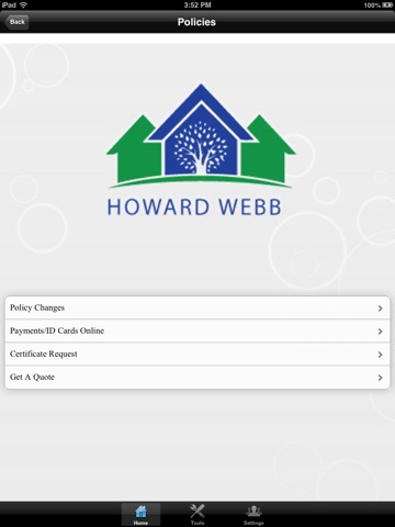 Howard Webb Insurance HD screenshot 3