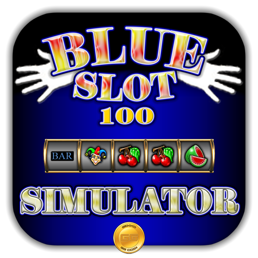 Blue Slot 100 icon