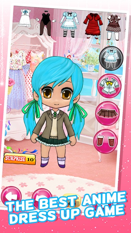 Dress Up Chibi Character Games For Teens Girls & Kids Free - kawaii style  pretty creator princess and cute anime for girl by pisan kemthong