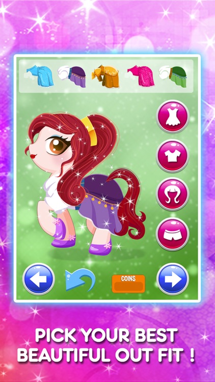 Princess Pony Dress Up & MakeOver Games - My Little Pets Equestrian Girls