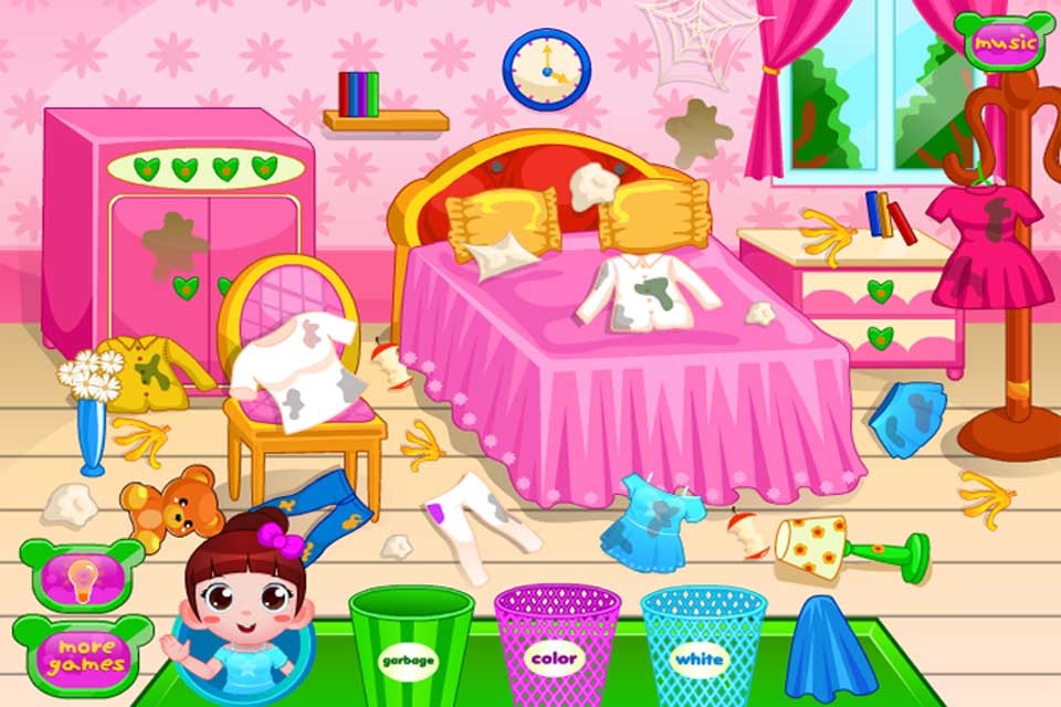 Cute Girl Clean up Room screenshot 4