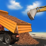Real City Crane excavator operator simulator  Enjoy Dump truck, Drive Heavy Construction Material  Transport vehicle