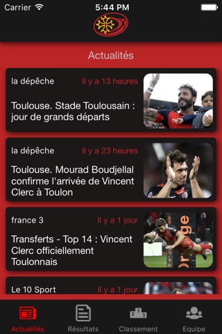 Toulouse Rugby screenshot 2