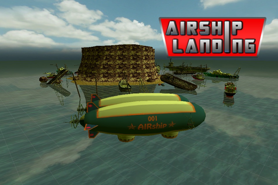 Airship Landing - Free Air plane Simulator Game screenshot 3