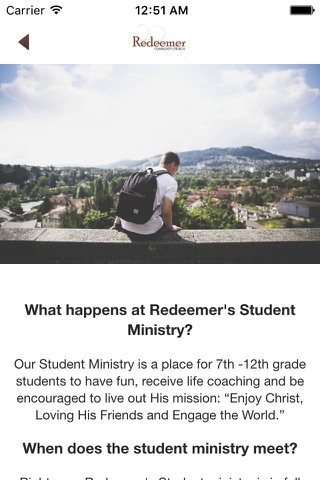 Redeemer Community Church screenshot 3