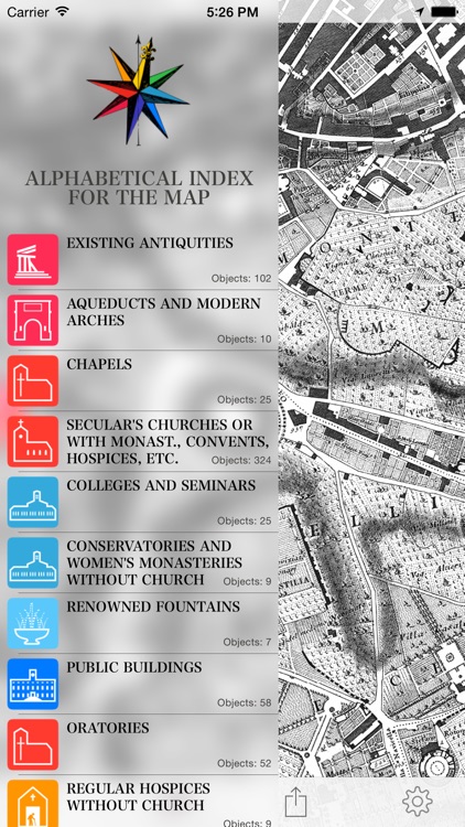 Nolli - Navigate 18th century Rome