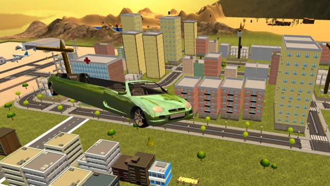 Flying Limo Open Car Edtion Simulator 2016(圖2)-速報App