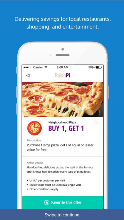 RaisinPi: The Coupon App