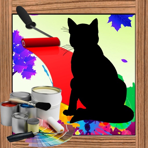Color For Kids Game cat Edition Icon