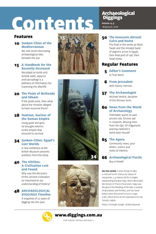 Archaeological Diggings - Australia’s Top Magazine of Ancient History & Archaeology screenshot 2