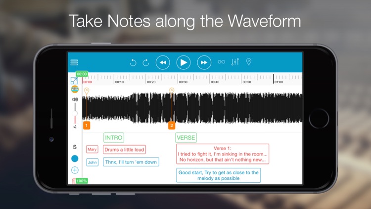 Notetracks - a collaborative platform to review, record and share your music ideas.
