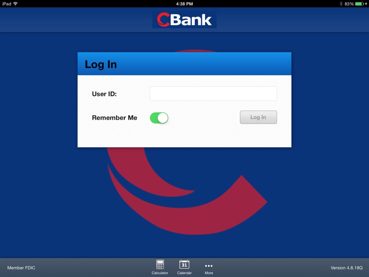 CBank Mobile Banking for iPad