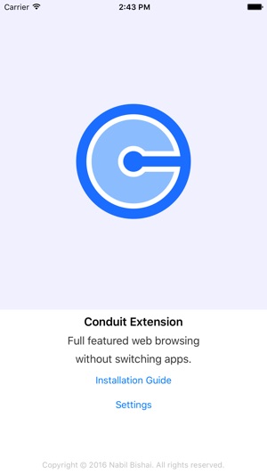 Conduit Extension