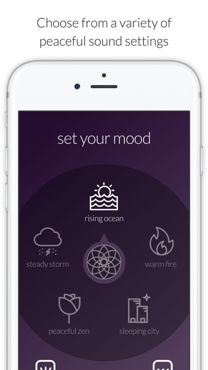 Sleeponit for iPhone - beautiful nature sound settings to help you sleep and relax